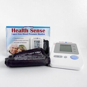 HEALTH SENSE NEW IN BOX Automatic Home LCD Display Blood Pressure Monitor TESTED